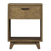 Clovelly designer solid Acacia Lamp side table bedside Tall
